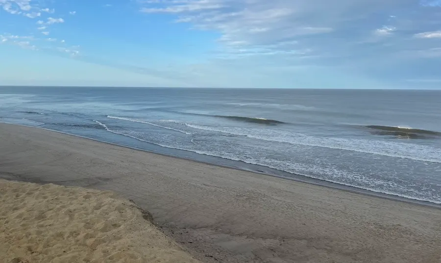 Cape Cod beach shoreline